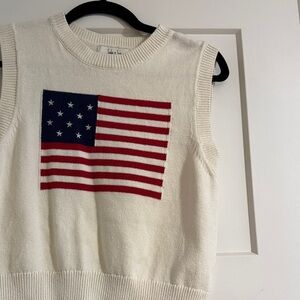 Sadie & Sage White Knit Top